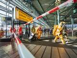 RIVM onderzoekt bagage man die zich met gevaarlijke stoffen meldde op Schiphol