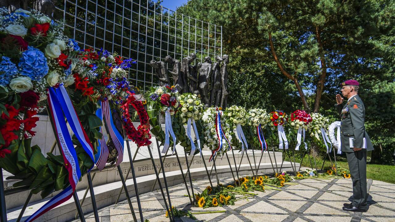 Beeld uit video: Kijk hier live naar herdenking slachtoffers Japanse bezetting WWII