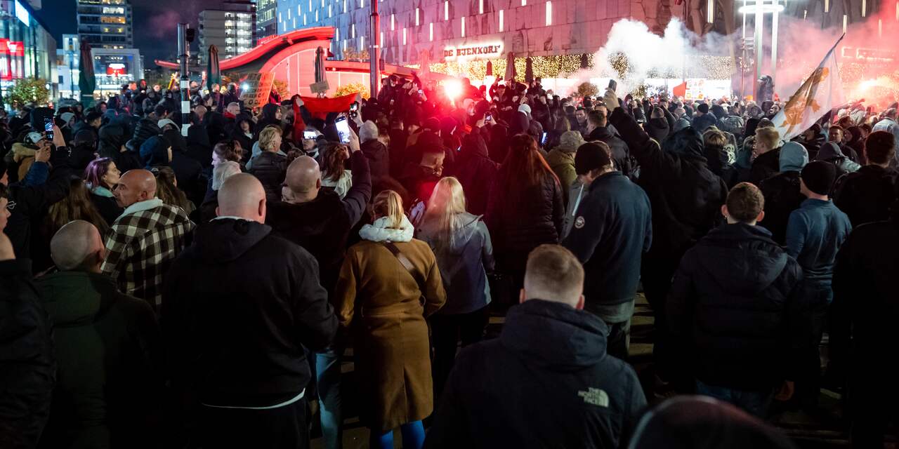 Man verdacht van poging tot doodslag met ijzeren staaf bij rellen Rotterdam