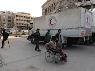 Hulpkonvooi Syrische regio Ghouta geheel uitgeladen