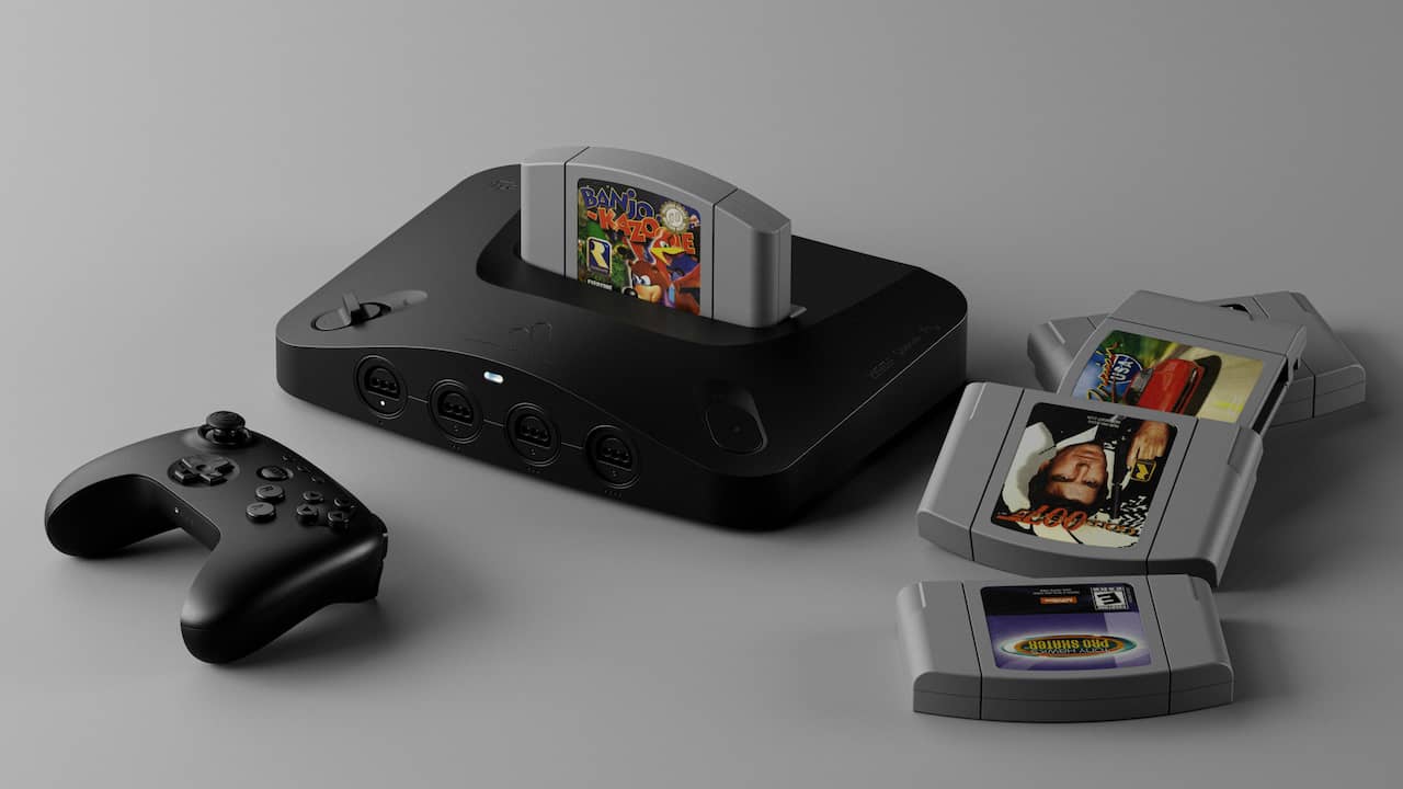 Console die oude Nintendo 64games draait op 4K komt begin 2025 uit