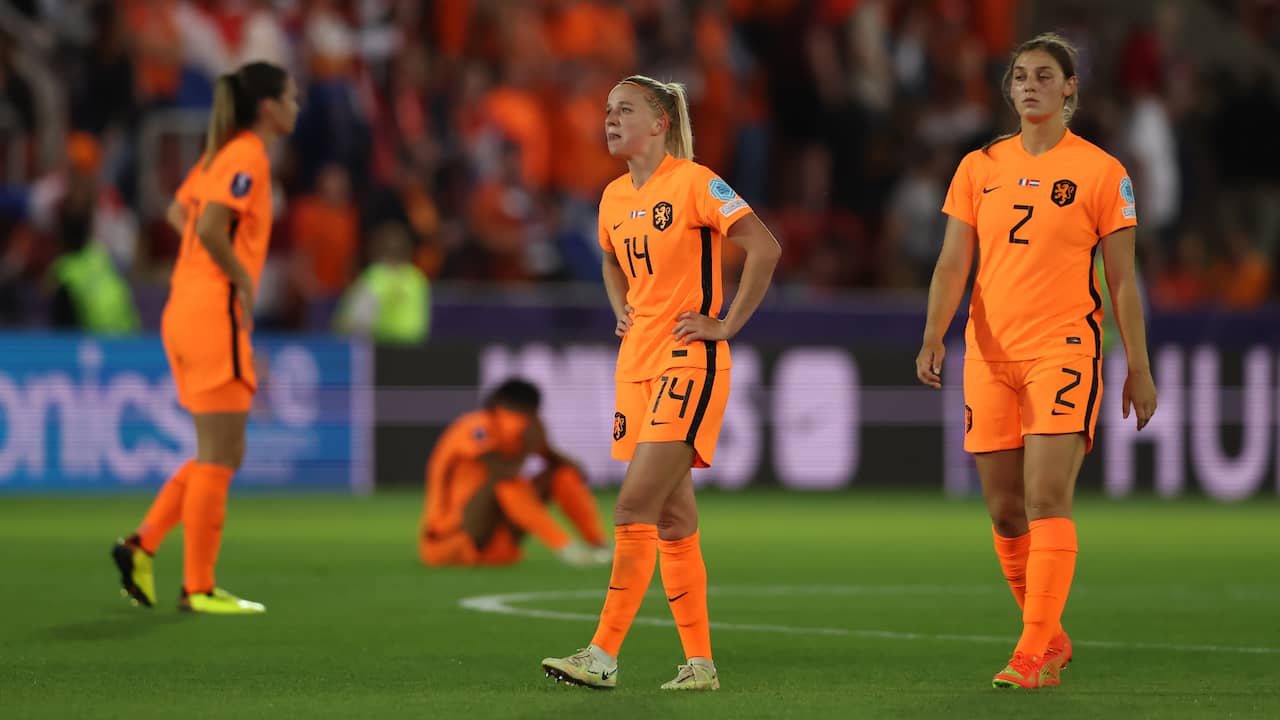 Nederland werd in de kwartfinale overklast door Frankrijk.