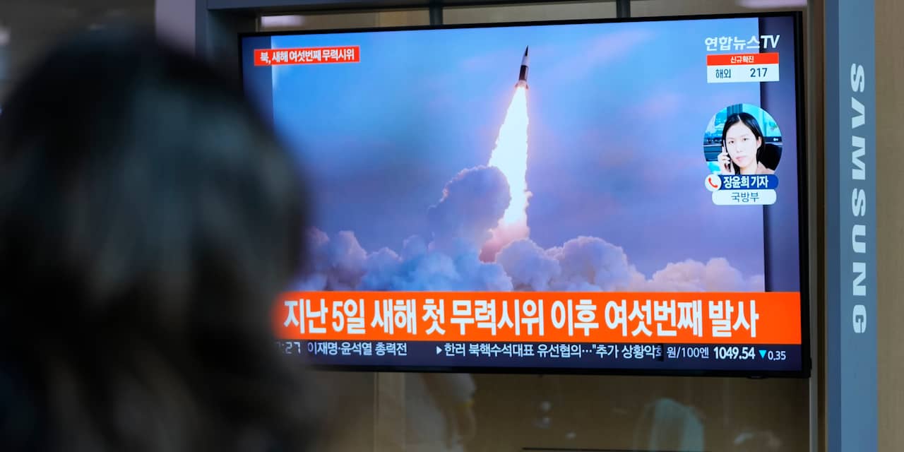 Noord-Korea vuurt voor zesde keer deze maand projectielen af