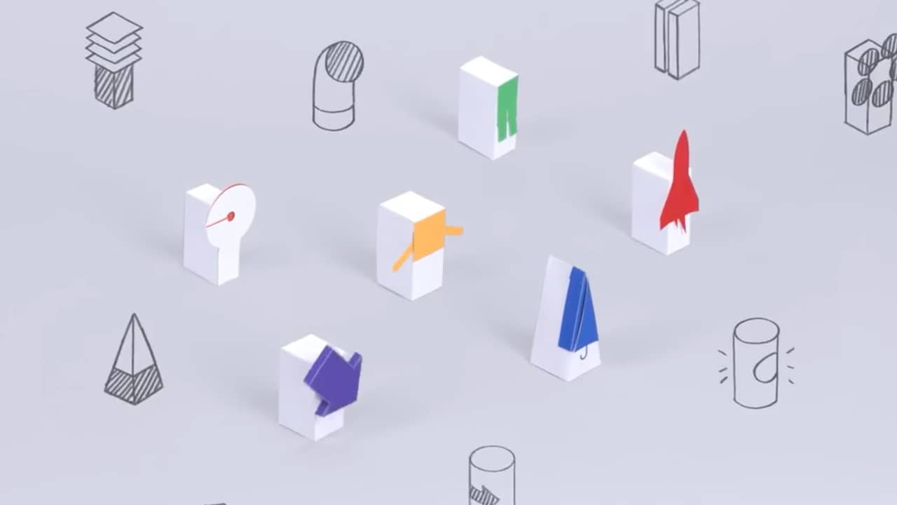 Beeld uit video: Google maakt papieren signalen met stembesturing
