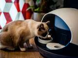 'Slimme kattenvoerbak' houdt bij hoeveel kat eet en drinkt