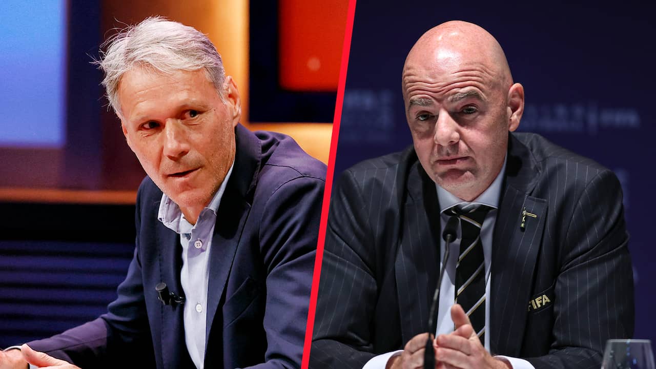 Van Basten esorta il presidente della FIFA Infantino ad agire contro la cattiva condotta sul campo di calcio |  calcio