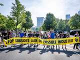 A12-protest tegen fossiele subsidies