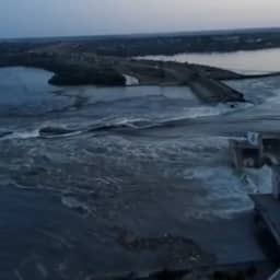Video | Explosie bij grote dam in Kherson