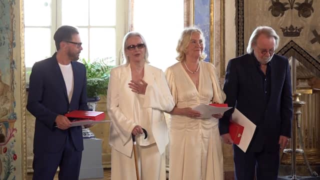 ABBA-leden komen weer samen voor koninklijke onderscheiding