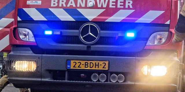 Brand in garagebox door elektrische step in Alphen aan den Rijn