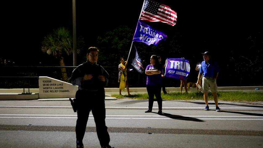 Amerikaanse wetshandhavers bedreigd vanwege inval bij Donald Trump