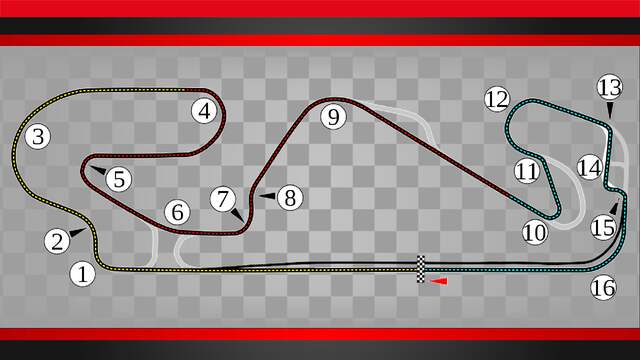 Plattegrond Circuit de Catalunya