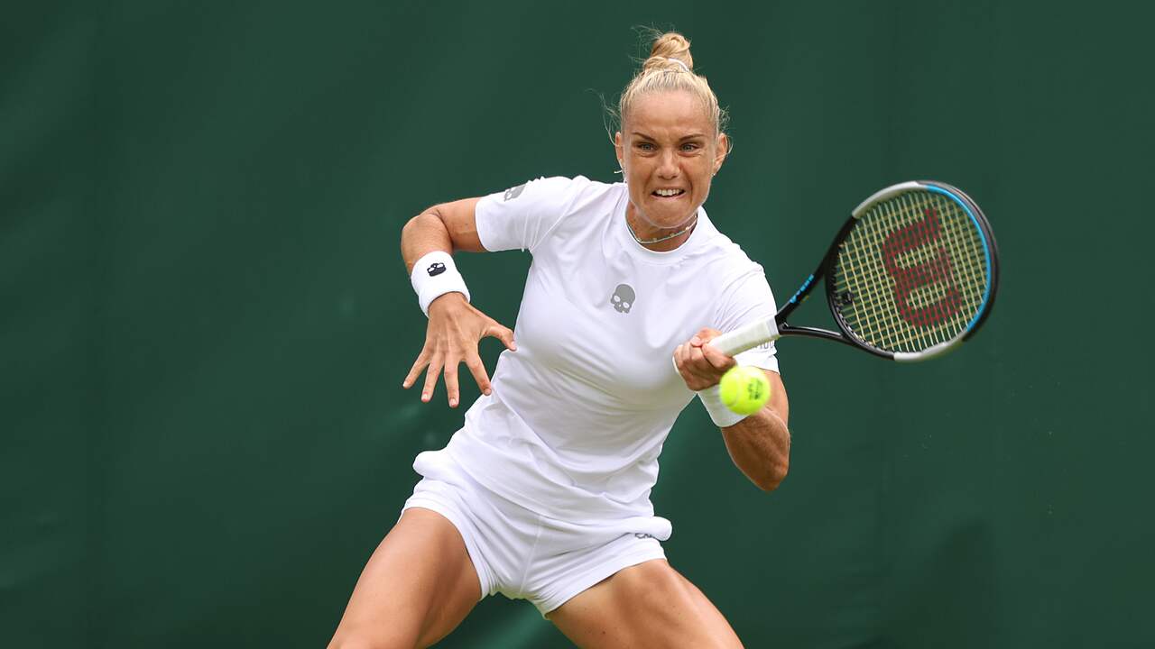 Arantxa Rus is er weer niet in geslaagd om de tweede ronde van een Grand Slam-toernooi te bereiken.