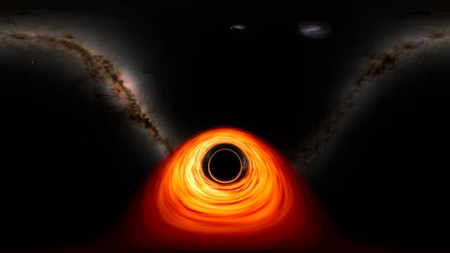NASA laat zien hoe het zou zijn als je in een zwart gat valt