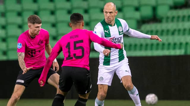 Arjen Robben speelde in oktober tegen FC Utrecht zijn vooralsnog laatste wedstrijd voor FC Groningen.