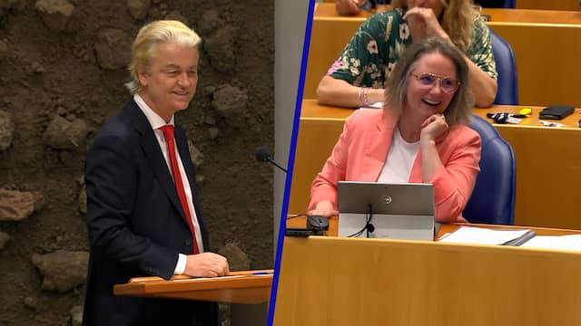 Wilders krijgt lachers op zijn hand na grap over premierschap