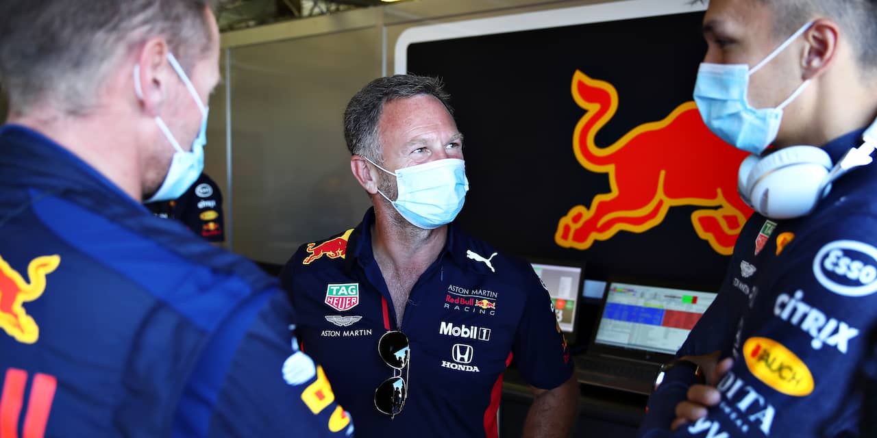 Red Bull went bij testdag aan coronaprocedures: 'Het is nog wat vreemd'