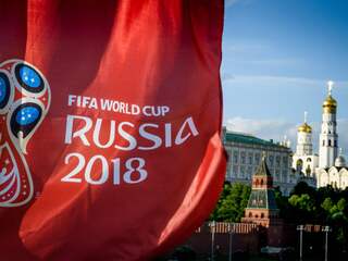 Vlaggen van WK 2018 in Rusland