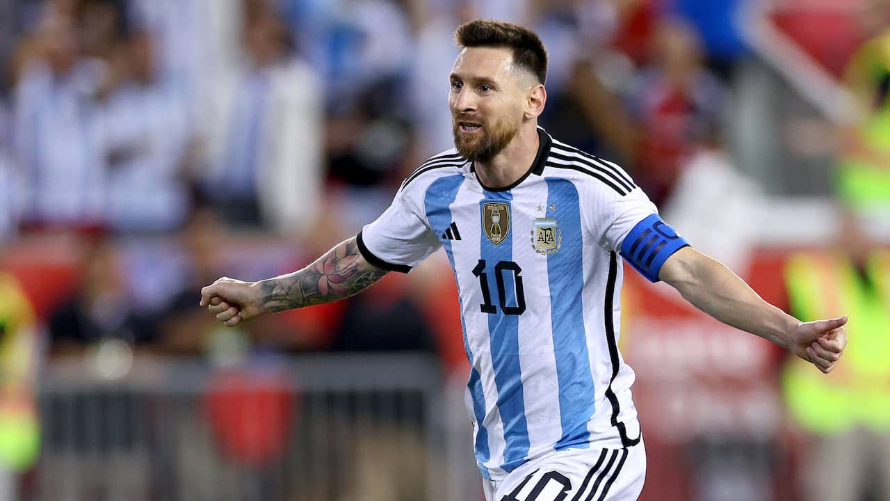 Lionel Messi scored again twice for Argentina.