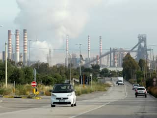 Voormalige Ilva-staalfabriek in Tarente