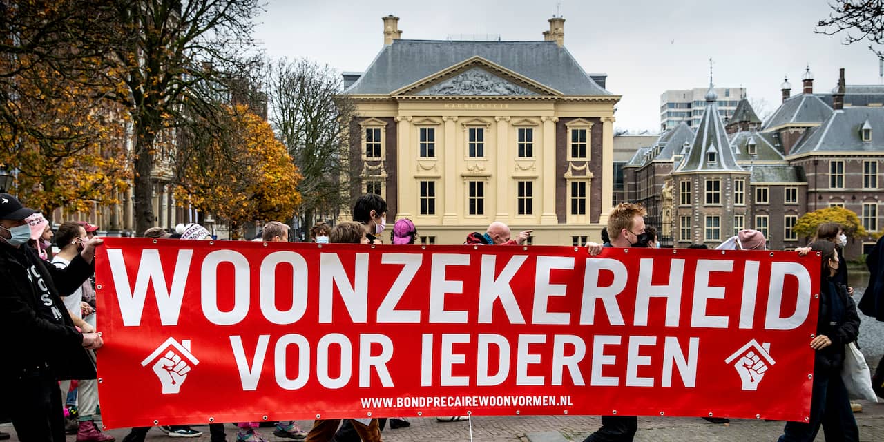 Ook in Leiden groot woonprotest aangekondigd