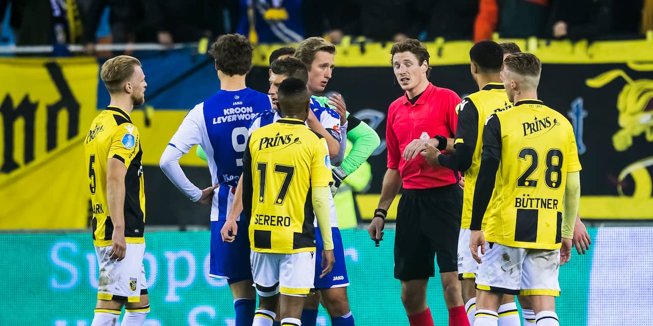 Heerenveen houdt dankzij VAR punt over aan uitduel met Vitesse