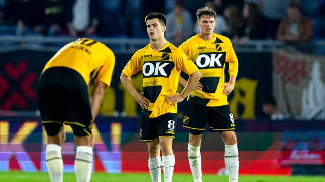Teleurstelling bij NAC Breda.