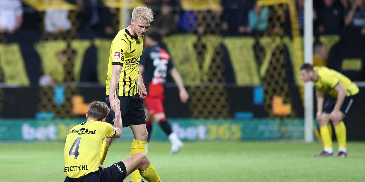 VVV-Venlo bijt zich stuk op tiental Almere City in play-offs om promotie