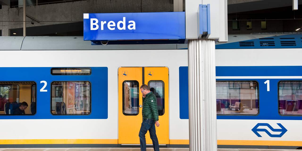 Zwartrijder deelt kopstoot uit op station Breda