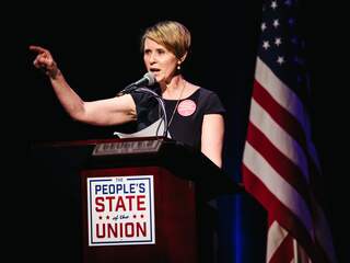 Sex and the City-actrice Cynthia Nixon wil gouverneur van New York worden