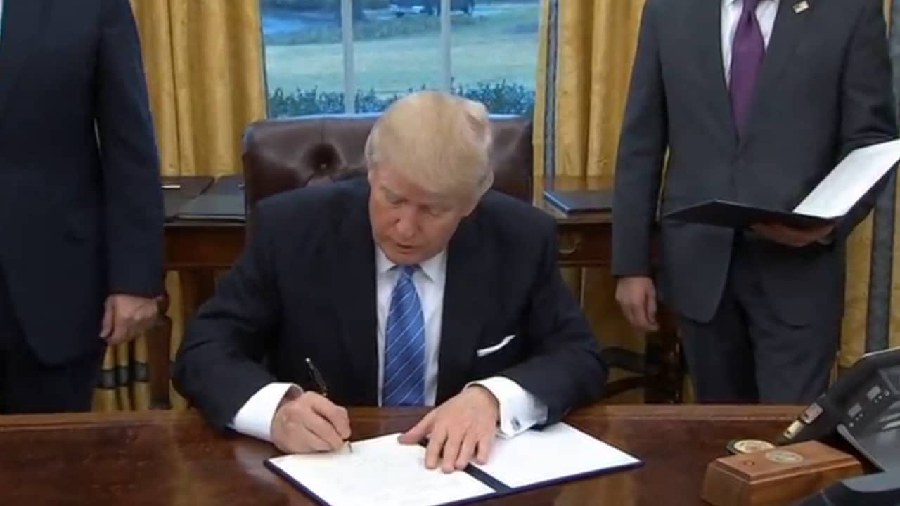Trump trekt VS terug uit handelsakkoord TPP