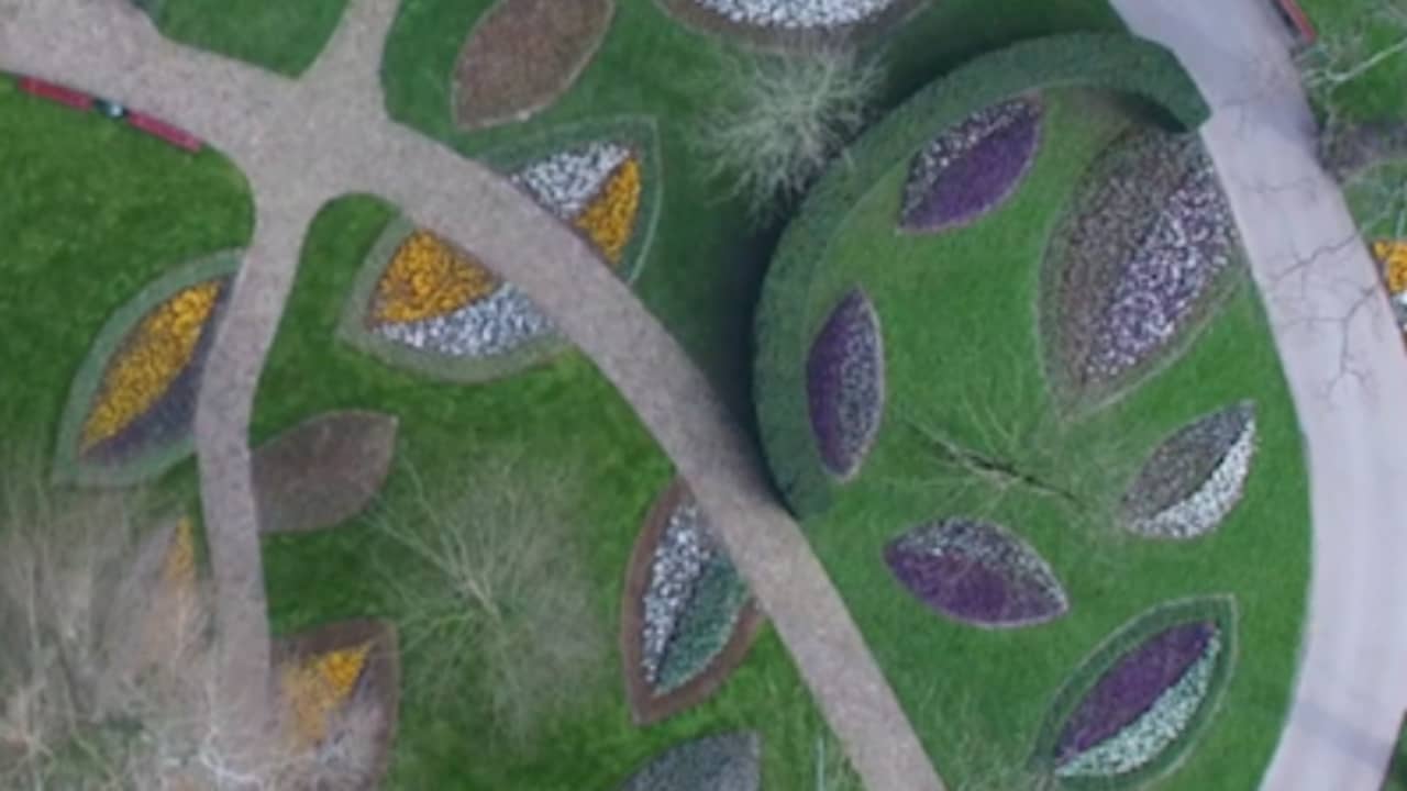 Beeld uit video: Bekijk de Keukenhof in bloei vanuit de lucht