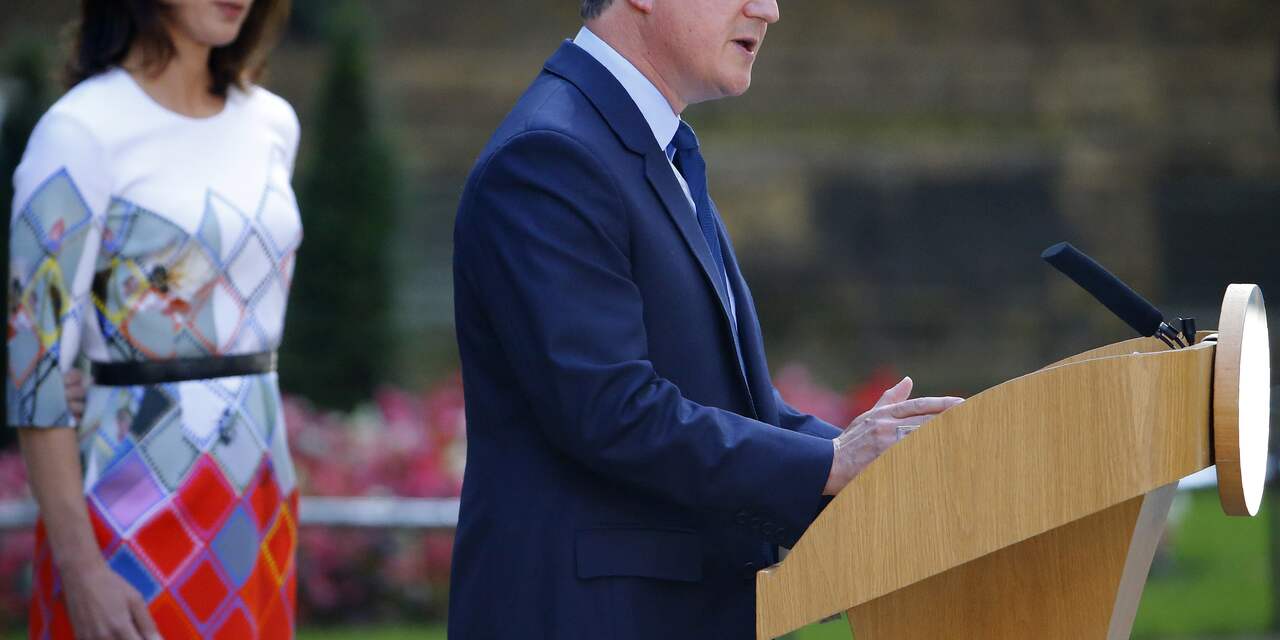 Premier Cameron kondigt aftreden aan na uitslag EU-referendum