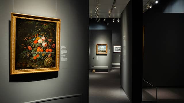 Zaalbeeld uit het Mauritshuis.