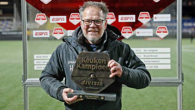Cambuur-trainer Henk de Jong.