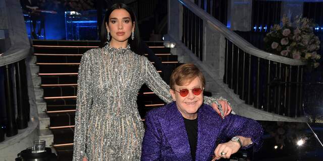 Dua Lipa en Elton John