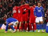 Liverpool verslaat Leicester bij rentree Salah, Arsenal scoort na 444 minuten