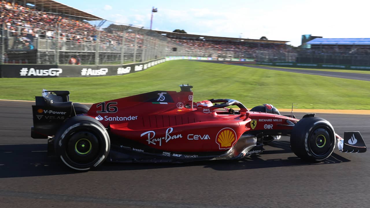 Charles Leclerc won his second race in Australia, but then it stalled for a long time.