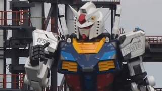Giant robot takes first 'step' in Yokohama