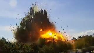 Oekraïne deelt beelden van raketaanval op winkelcentrum