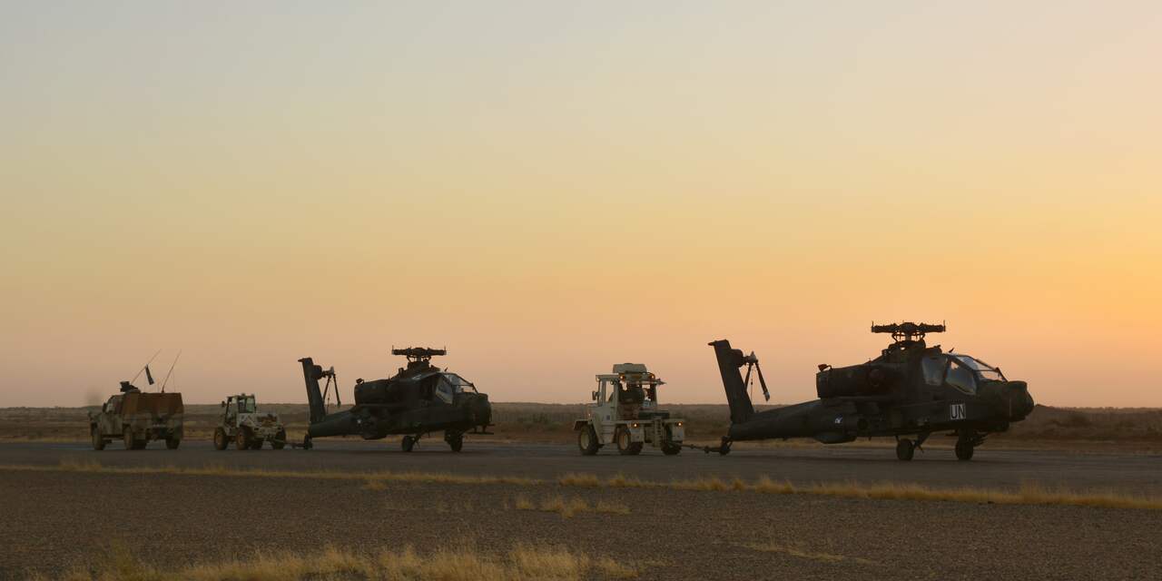 Twee Nederlandse Apaches terug uit Mali voor groot onderhoud