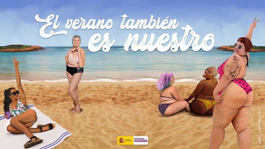 ik draag kleding wijsvinger poll Spaanse body positivity-campagne: 'Sympathiek, maar of het werkt...' |  NU-uitgelegd | NU.nl
