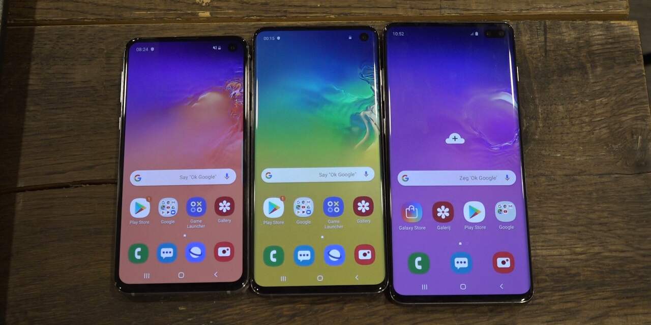 Samsung presenteert drie Galaxy S10-telefoons en opvouwbare Galaxy Fold