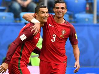 Portugal en Mexico eerste halve finalisten Confederations Cup