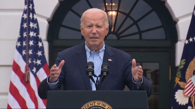 Biden struikelt opnieuw over woorden in toespraak