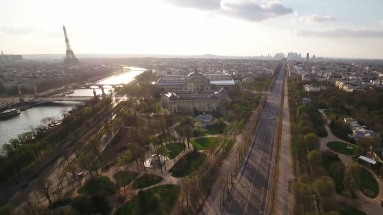 Beeld uit video: Luchtbeelden tonen uitgestorven Europese steden