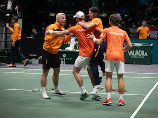 Davis Cup-team uitzinnig na behalen kwartfinales: 'Het was een achtbaan'