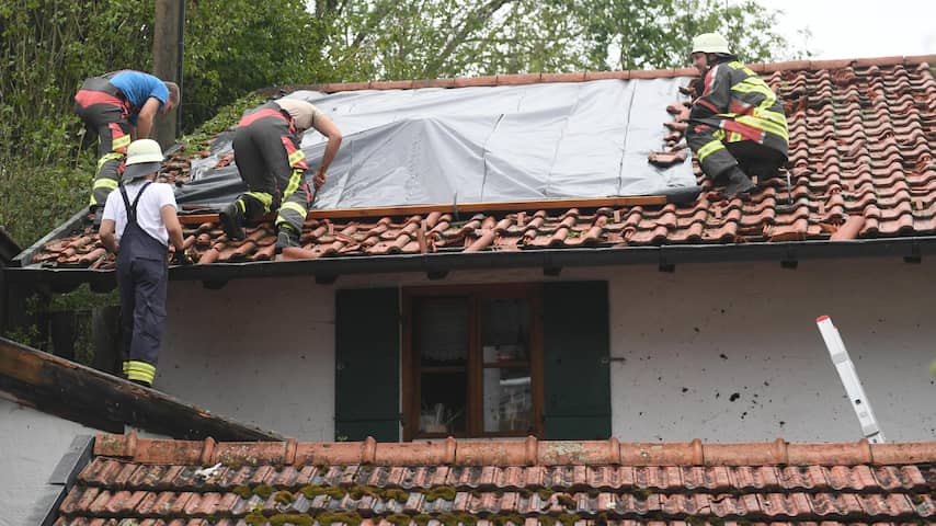 Hagelbui beschadigt 80 procent van alle gebouwen in Duits dorp