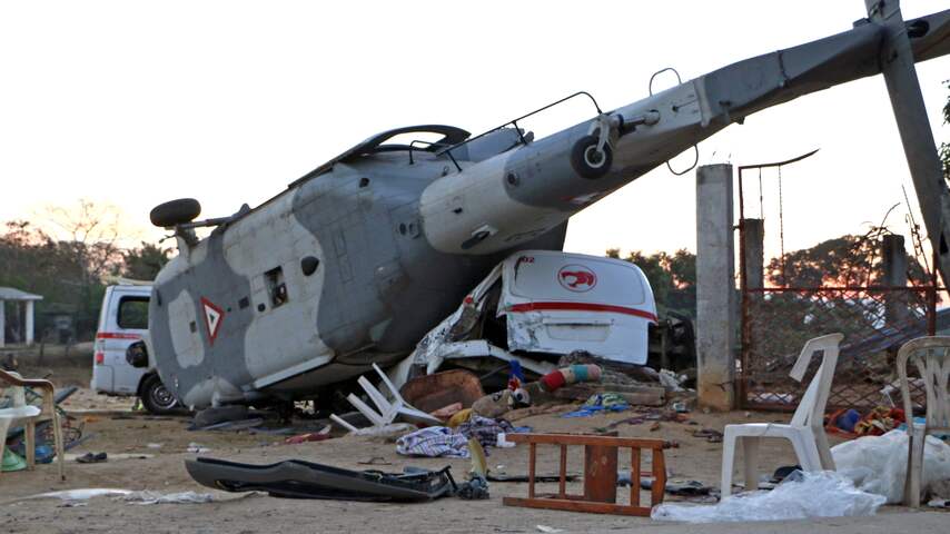 Dertien doden door crash helikopter in Mexico