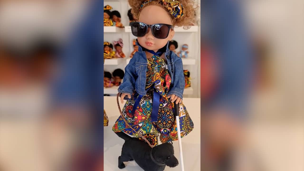 Beeld uit video: Ellen verkoopt inclusieve poppen